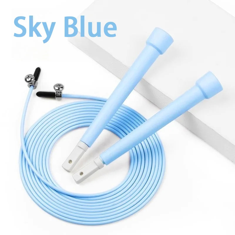 Professional Speed Jump Rope with 360° Swivel Ball Bearings, 3 Meters Adjustable Rope Anti-Skip Handle for Fitness &MMA Training