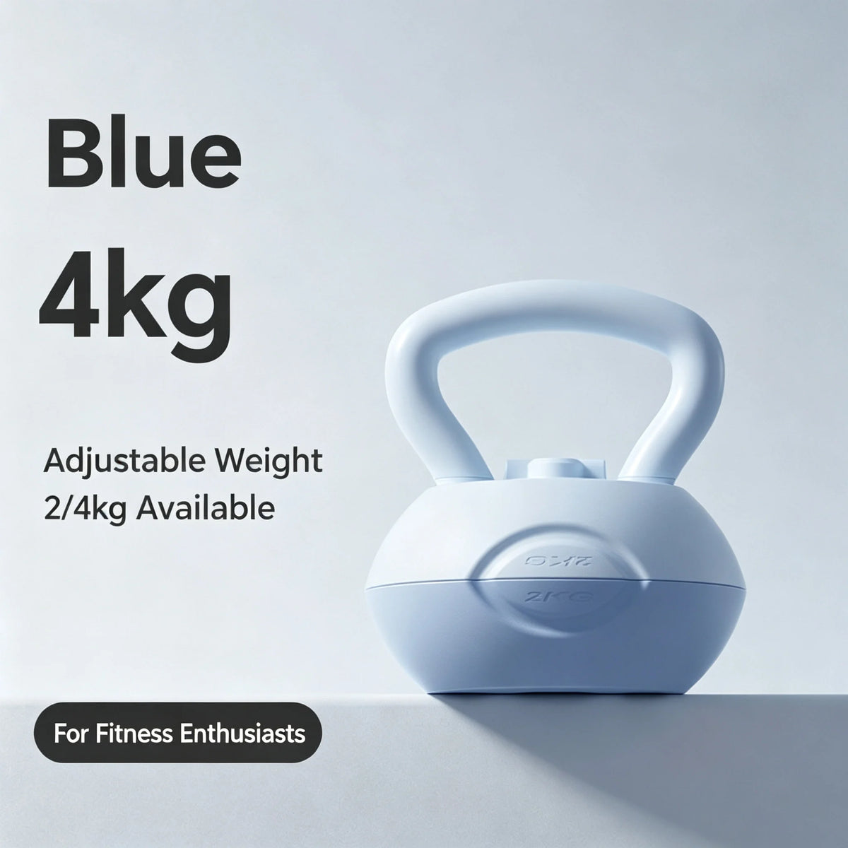 Adjustable Water Fillable Kettlebell 2-10KG Variable Weight Kettle Bell Portable Home Gym Equipment for Full Body Glute Leg