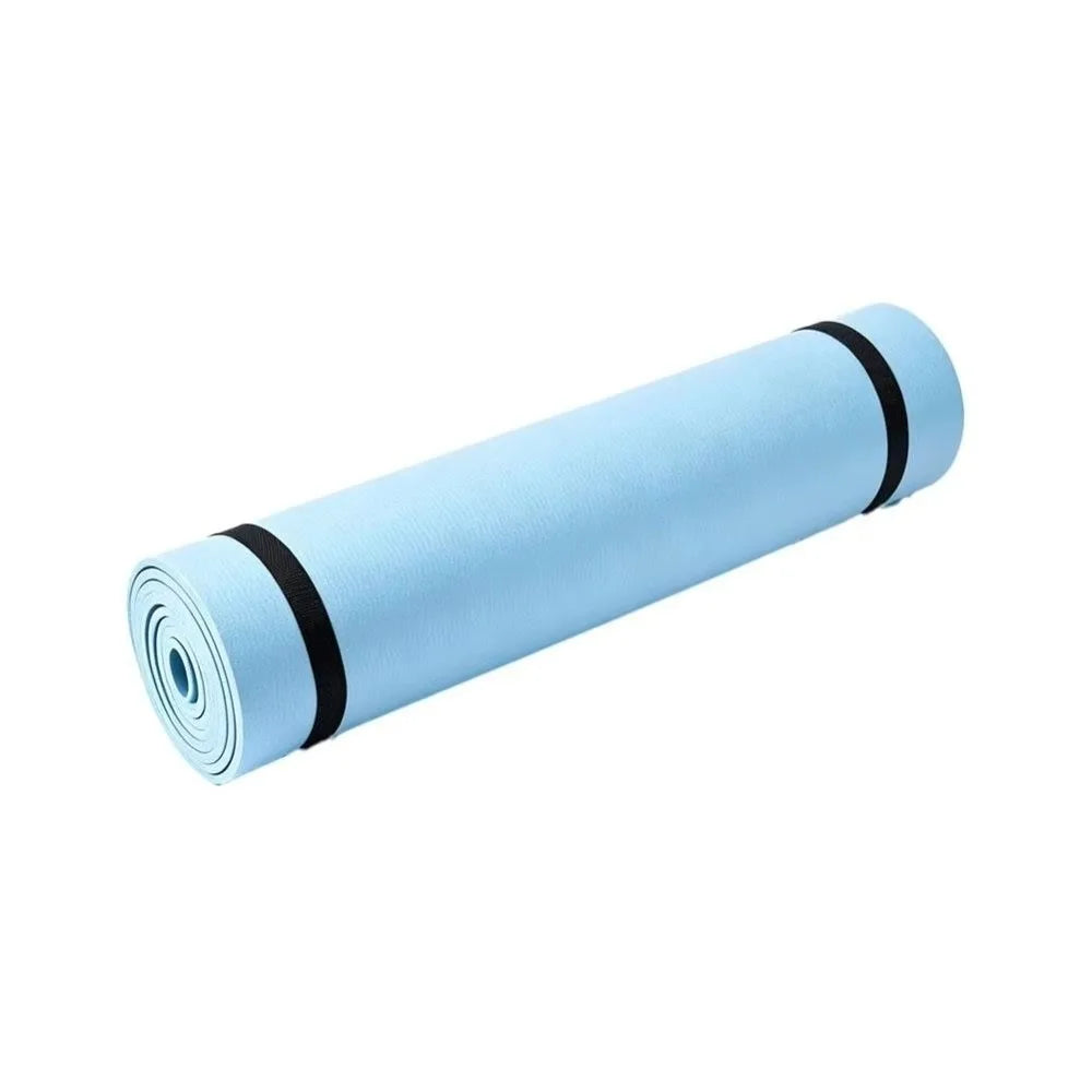 Multi-purpose 180×50cm Exercise Fitness Mat EVA Non-Slip Yoga Mat 6mm Thick Pilates Mat Gym Workouts