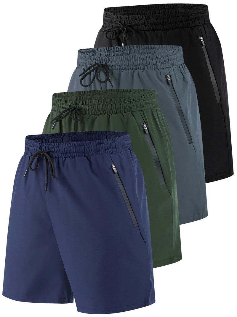 Shorts de sport pour homme pour l'entraînement en salle, légers et à séchage rapide, pour le basket-ball et la course à pied, dotés d'une ceinture élastique