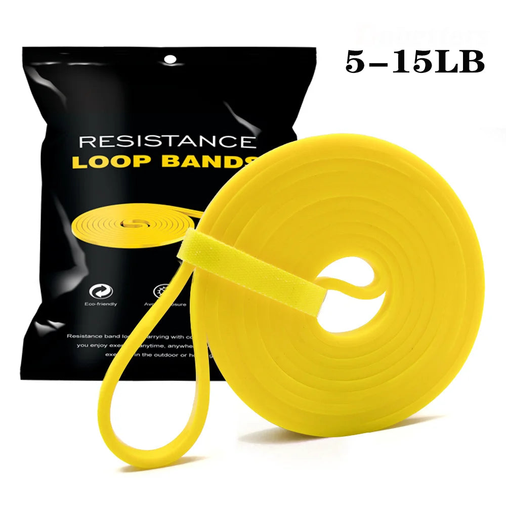 Pull-up assist band 5–15 lb · Yellow