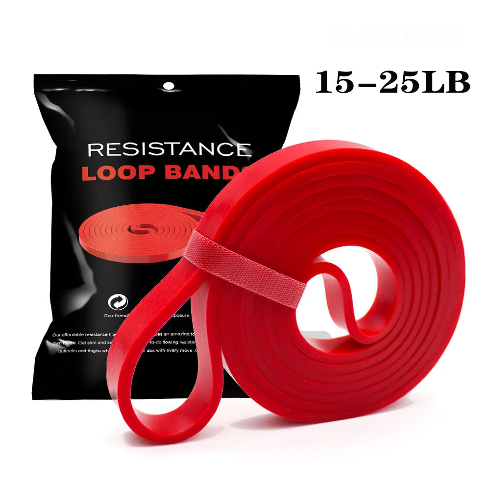 Pull-up assist band 15–25 lb · Red