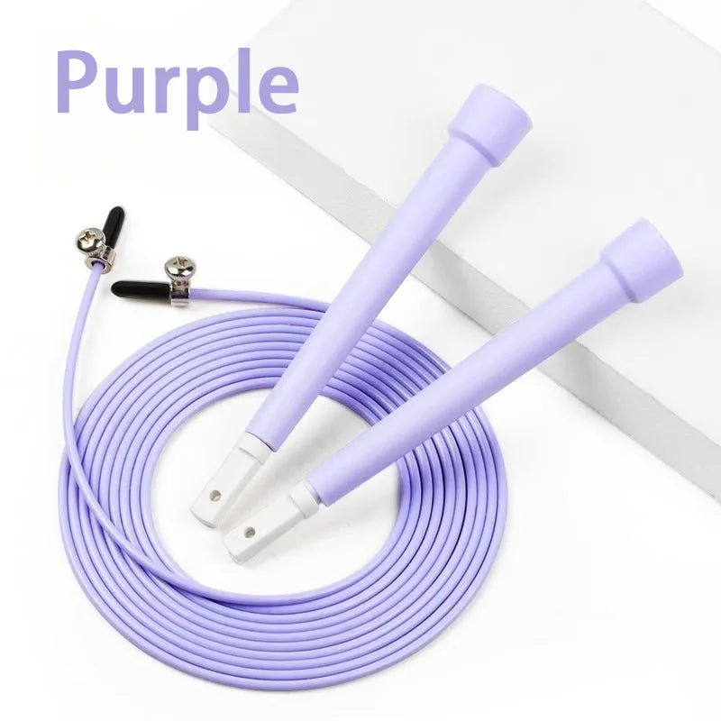 Professional Speed Jump Rope with 360° Swivel Ball Bearings, 3 Meters Adjustable Rope Anti-Skip Handle for Fitness &MMA Training