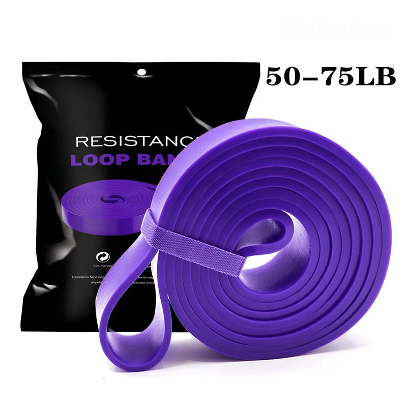 Pull-up assist band 50–75 lb · Purple