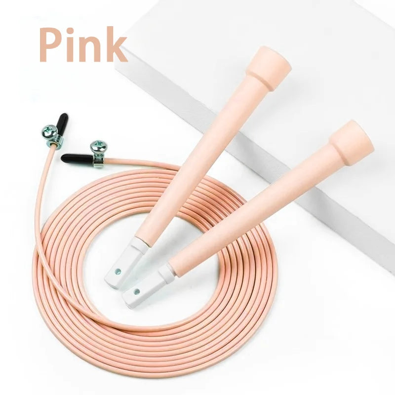 Professional Speed Jump Rope with 360° Swivel Ball Bearings, 3 Meters Adjustable Rope Anti-Skip Handle for Fitness &MMA Training