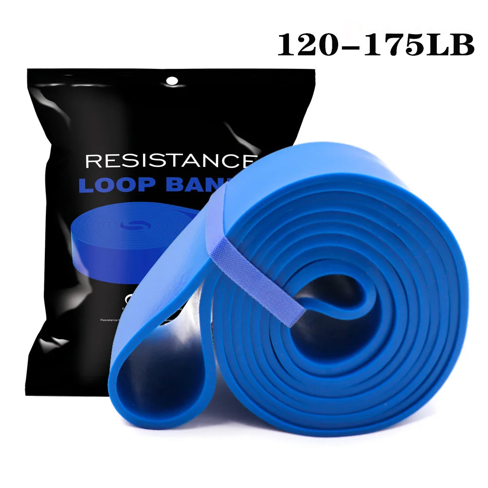 Pull-up assist band 120–175 lb · Blue