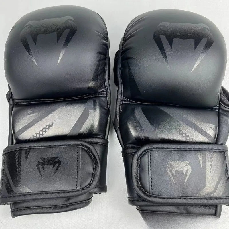 Boxing MMA Gloves Men Boxe Muay Thai Equipamento Punching Gloves for Kids Adult Half-finger Mitts Kickboxing Training