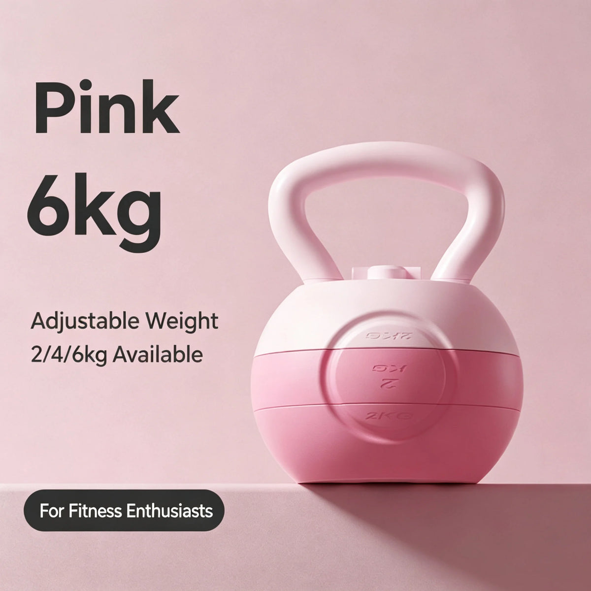 Adjustable Water Fillable Kettlebell 2-10KG Variable Weight Kettle Bell Portable Home Gym Equipment for Full Body Glute Leg