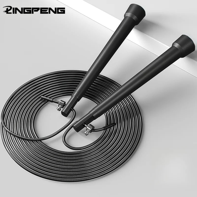 Professional Speed Jump Rope with 360° Swivel Ball Bearings, 3 Meters Adjustable Rope Anti-Skip Handle for Fitness &MMA Training