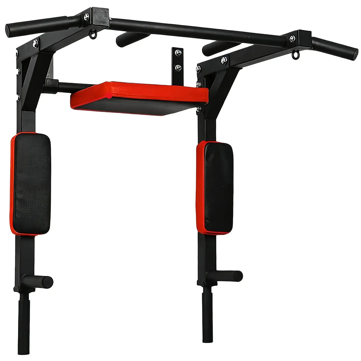 Wall-Mounted Pull-up Bar Fitness Horizontal Bar Multifunctional Dip Station With Eyelets 200kg Capacity Upper For Gym Accessory