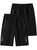 Shorts de sport pour homme, été, séchage rapide, shorts d'entraînement, fitness, cordon de serrage, léger, bas de survêtement athlétique, vêtements de course à pied